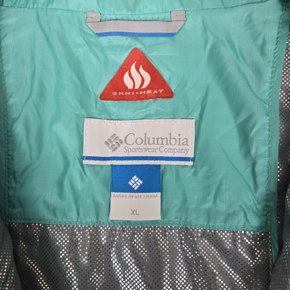 Columbia Puffer Vest Womens XL Omni-Heat Mighty Lite III Full Zip Green NWT - Picture 4 of 11